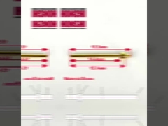 Pins mesin 2.0x18.5mm Plated Emas Terminal Pin Kuningan Contact Point Pin untuk konektor