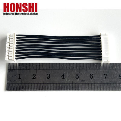 Black Wire Harness Assembly JST PH 2.0 10 Pin Male Female Plug Connector