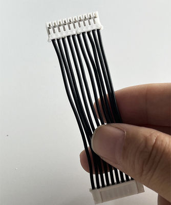 Black Wire Harness Assembly JST PH 2.0 10 Pin Male Female Plug Connector