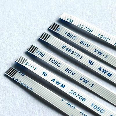 Kabel pita FFC datar khusus UL20624 80c 60v 40 Pin Kabel FPC Untuk Mobil