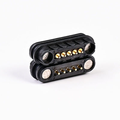 3A 2A Konektor magnetik arus 5P Konektor magnetik pria wanita