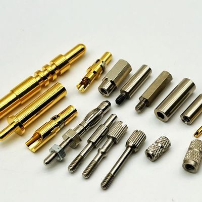High Power Reel Pack 3A 12V Plated Gold SMT Pogo Pin 3mm Tinggi 2,5mm Diameter