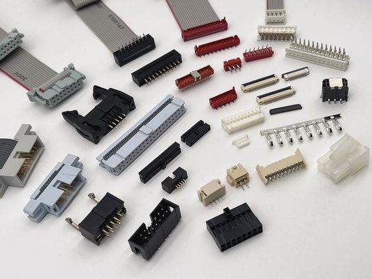 Micro Match Connector Flat Electrical Wire IDC UL2651 Kabel pita rata merah