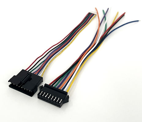 UL1007 Wire Harness Assembly 2 Pin 6 Pin 8 Pin Custom Electrical Cable Assemblies