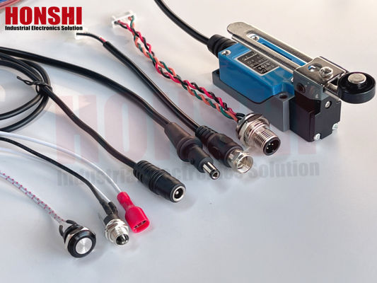 24AWG 3 Pin Dupont Electronic Wire Harness Wanita Dan Pria Dengan Konektor 2,54mm