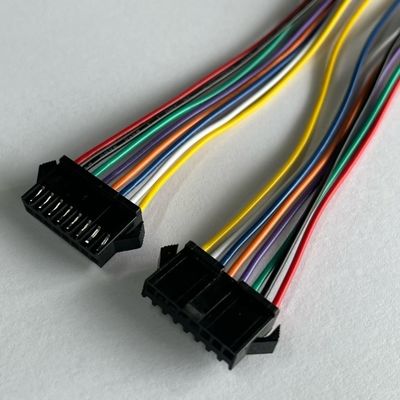 Disesuaikan JST SM2.5 8 Pin Connector Electrical Wire Harness Assembly ul1007 24awg