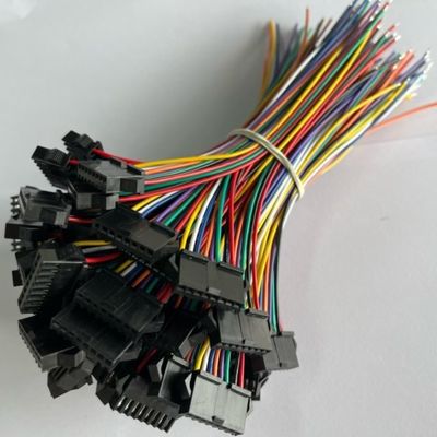 Disesuaikan JST SM2.5 8 Pin Connector Electrical Wire Harness Assembly ul1007 24awg