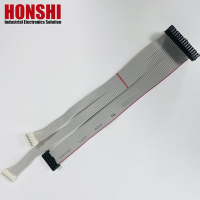10 Pin Grey Flat Cable Connector Ribbon Pitch 1.27mm IDC Kabel 10u" Plating Emas