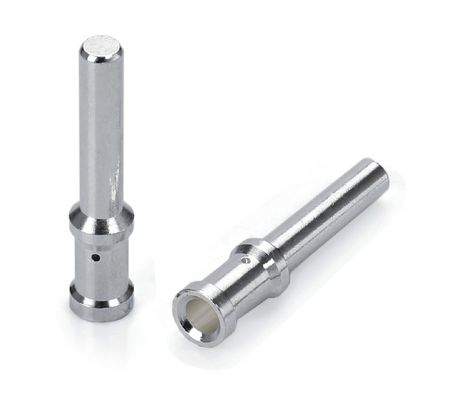 Precision Brass Tilting Pin Coil Spring Pin Untuk High Current Energy Storage Connector
