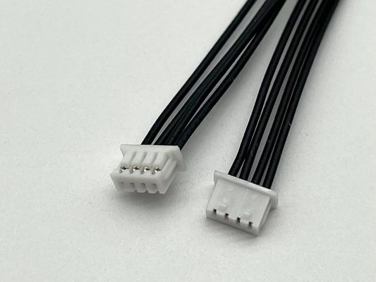 2.54mm Pitch 4 Pin Dupont Kabel Majelis UL1007 24awg Hitam