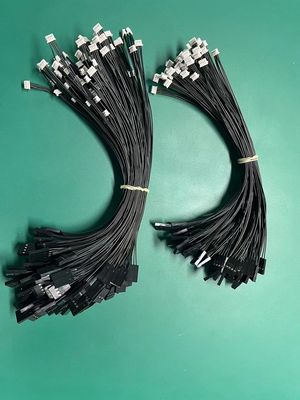 Panjang yang disesuaikan Kabel Listrik Harness Dupont 4 Pin Untuk JST SH 1.0 4 Pin Konektor