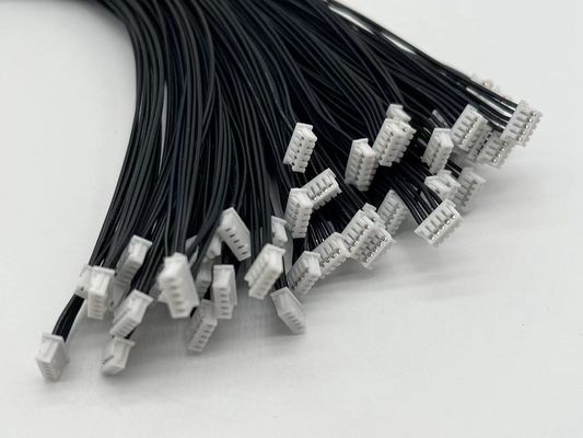 Panjang yang disesuaikan Kabel Listrik Harness Dupont 4 Pin Untuk JST SH 1.0 4 Pin Konektor