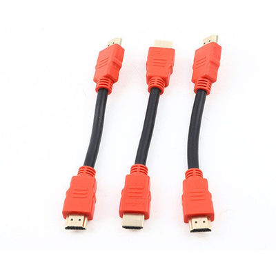 Gold Plated Molded Cable Assembly 4K HDTVI 1.4 2.0 Kabel 30AWG Untuk PC TV
