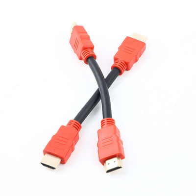 Gold Plated Molded Cable Assembly 4K HDTVI 1.4 2.0 Kabel 30AWG Untuk PC TV