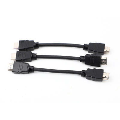 Gold Plated Molded Cable Assembly 4K HDTVI 1.4 2.0 Kabel 30AWG Untuk PC TV