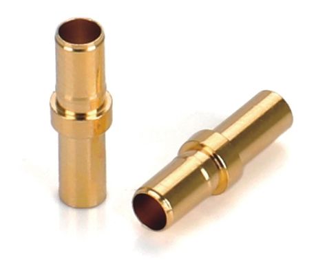 CNC Brass Pins High Voltage EV Charging Contact Plug Pins Wanita yang disesuaikan