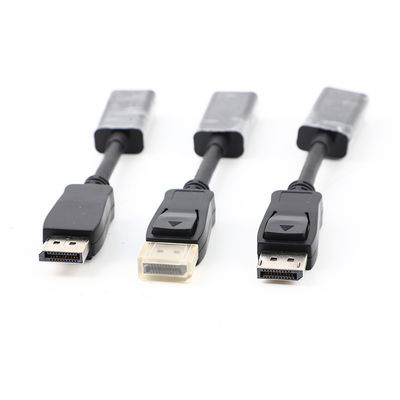 DP Male TO HDTV Female Kabel Adaptor HDTV 4K 30HZ Pengisian Cepat Transfer Data