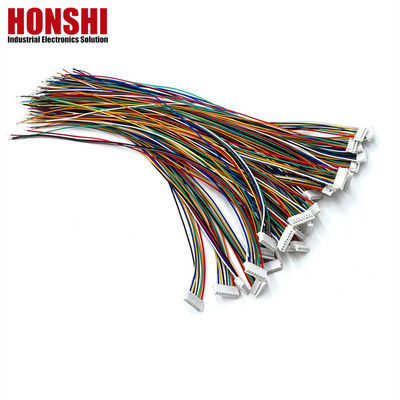 Elektronik Wire Harness Assembly 2 3 4 Pin JST Konektor Dan OEM Kabel Spesifikasi