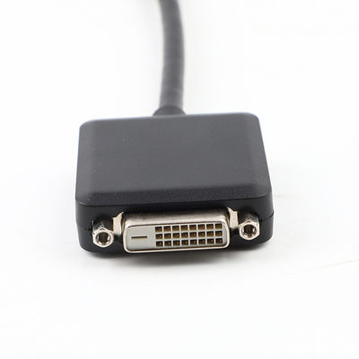 DP Pria ke DVI Wanita Adaptor Kabel 200mm Emas Palted Untuk PC TV Koneksi Elektronik