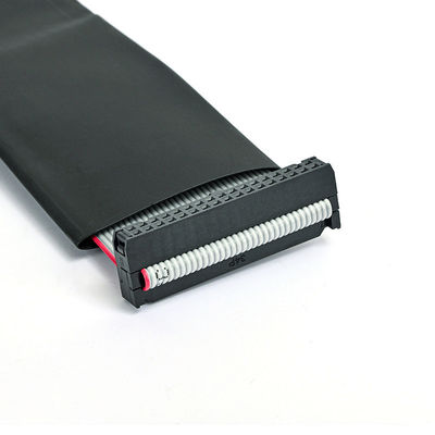 26 Pin 34 Pin Ribbon Kabel Majelis IDC Dengan 2.54mm IDC TO IDC Soket Tube Hitam