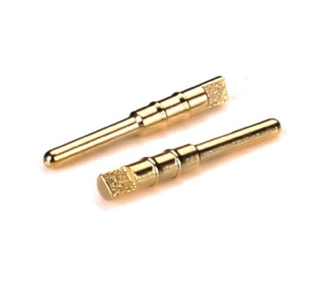 Emas Plating Kuningan CNC Mesin Pin Tinggi Precision Tembaga Pin Connector