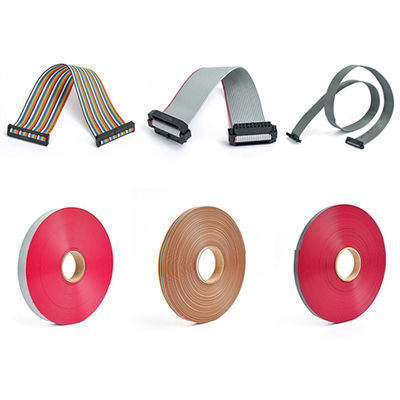 26Pin IDC Flat Ribbon Kabel Assembly dengan Strain Relief dan 2.54mm IDC ke IDC Socket
