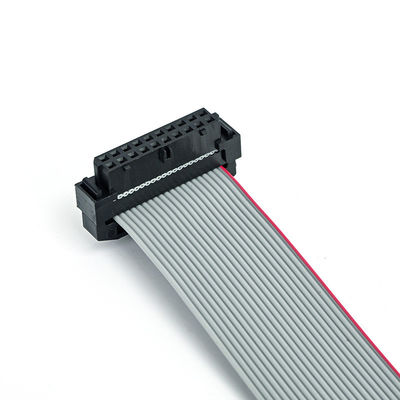 2.0mm Flat Ribbon Cable Assembly IDC TO IDC 20Pin Socket Dengan UL2651 28awg