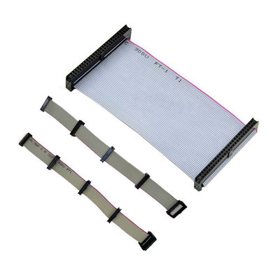 2.0mm Flat Ribbon Cable Assembly IDC TO IDC 20Pin Socket Dengan UL2651 28awg