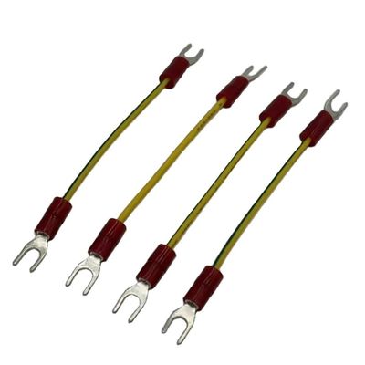 Terminal Wire Harness Assembly 18 - 26Awg JST Connector Untuk Terminal Y 4,8mm 6,3mm