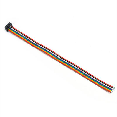 Custom 2.54mm 12 Pin Ribbon Kabel IDC Socket UL2651 28AWG Flat Wire Assembly