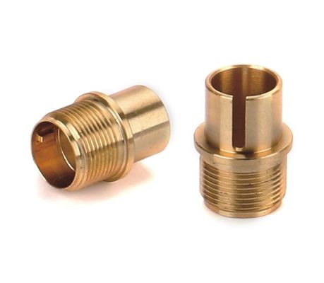 Bagian Mesin CNC Perunggu yang disesuaikan 1.5mm 2mm 4mm 5mm 6mm 8mm Tembaga presisi