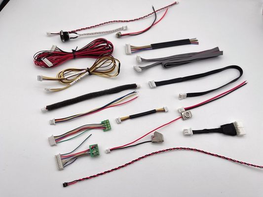 Terminal Wire Harness Assembly 18 - 26Awg JST Connector Untuk Terminal Y 4,8mm 6,3mm