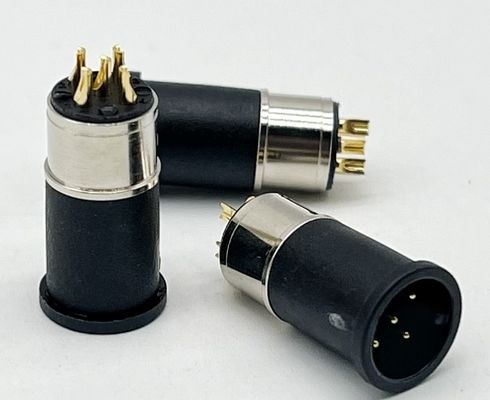 M12 5 Pin Wanita Dan Pria Panel Gunung Multi Pin Kabel Lingkaran Konektor Waterproof