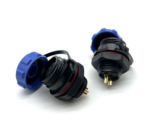 Waterproof IP67 kabel bundar konektor DIN Jenis Plug Pria 2 3 4 5 6 8 10 12 Pin