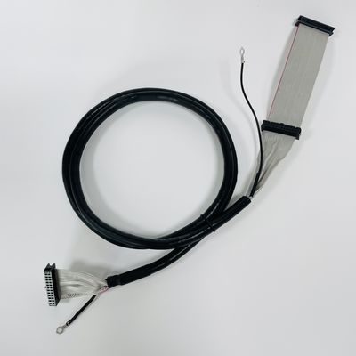 UL20706 IDC Kabel Bulat 34pin 40pin Pitch 2.54mm IDC Konektor untuk Elektronik