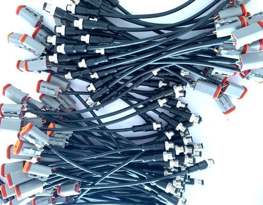 Custom Automotive Wiring Harness 24 pin Untuk 24 - 32AWG sambungan kabel