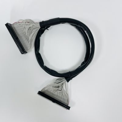 UL20706 IDC Kabel Bulat 34pin 40pin Pitch 2.54mm IDC Konektor untuk Elektronik