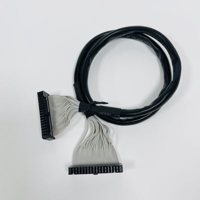 UL20706 IDC Kabel Bulat 34pin 40pin Pitch 2.54mm IDC Konektor untuk Elektronik