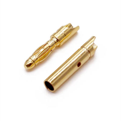 Plug Pisang Precision Mesin Multilam Pin Kontak 4mm Solder Cup Terminasi