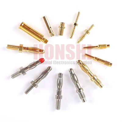 Plug Pisang Precision Mesin Multilam Pin Kontak 4mm Solder Cup Terminasi
