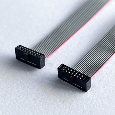 1.27mm Flat IDC Cable 10 Pin - 100 Pin Ribbon Cable Assembly Panjang yang disesuaikan