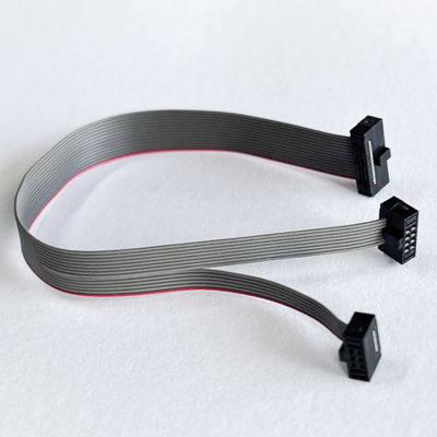 1.27mm Flat IDC Cable 10 Pin - 100 Pin Ribbon Cable Assembly Panjang yang disesuaikan