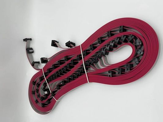 Custom 6 Pin - 64P IDC Flat Kabel Majelis 2.54mm Pitch pita kabel