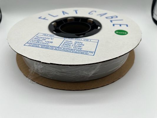 4 Pin - 64 Pin Disesuaikan Flat Kabel Abu-abu Pitch 1.27mm pita Kabel 76.5 M / Roll