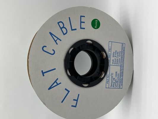 4 Pin - 64 Pin Disesuaikan Flat Kabel Abu-abu Pitch 1.27mm pita Kabel 76.5 M / Roll