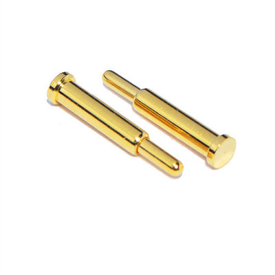 10.65mm Kuningan Spring Loaded Pin SMT Tipe Plated Pogo Pin Untuk Koneksi Suhu