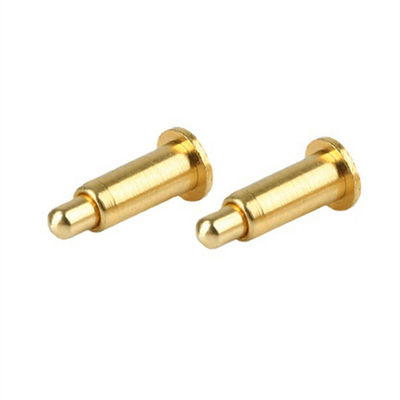 10.65mm Kuningan Spring Loaded Pin SMT Tipe Plated Pogo Pin Untuk Koneksi Suhu