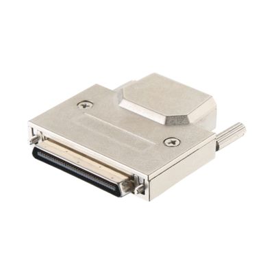 Zinc Alloy Shell Material 68 Pin SCSI Connector Solder Jenis VHDCI HPCN Pria