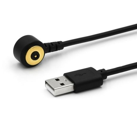 Kabel pengisian 3.0a arus tinggi USB 2 Pin Adaptor pengisian daya sirkular Pin Pogo magnetik
