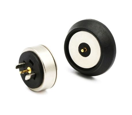 Daya pengisian Led Peralatan Koneksi listrik dengan konektor pin Pogo magnetik